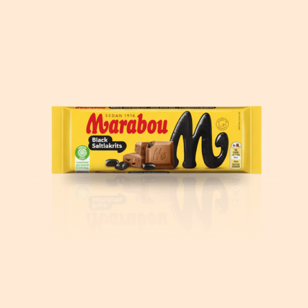 Marabou Black Salt Licorice 100g