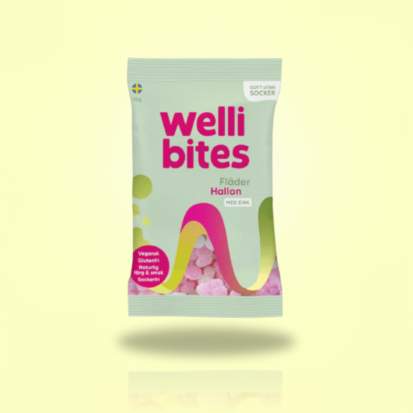 Wellibites Elderflower & Raspberry 70g